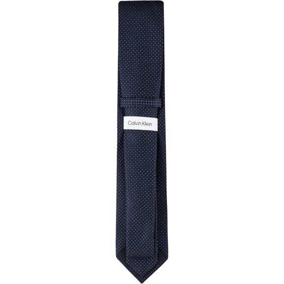 Calvin Klein Men's Classic Navy Blue Solid and Pattern Ties - Picture 3 of 3